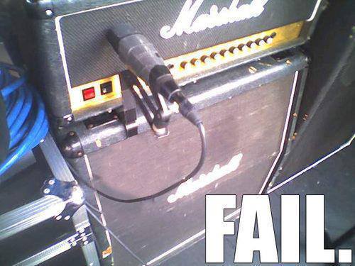 guitar tech fail